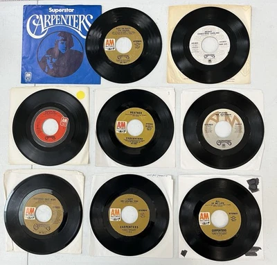 The Carpenters Lot of (8) 45 RPM Records - Lot #1 - Image 1 of 2