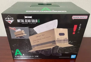 Metal Gear Solid Delta Snake Eater Ichiban Kuji scatola di cartone custodia in tessuto A JP - Foto 1 di 5
