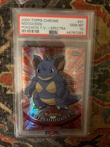 Nidoqueen 2000 Pokemon Topps Cromo SPECTRA PSA 10 Gemas Como Nuevo - Imagen 1 de 1