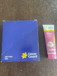Cancer Council sunscreen Active SPF 50+ 4x 110ml Tube Pack - Picture 1 of 4