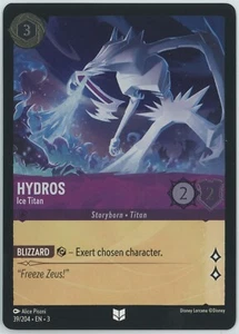 HYDROS (Uncommon) Disney Lorcana Inklands Cold Foil Card #39 - Picture 1 of 2