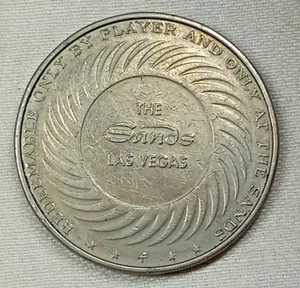 The Sands Hotel Casino $1 Dollar Spielautomat Medaille Las Vegas Nevada NV - Bild 1 von 5