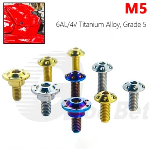 M5 Titan Schrauben Hugger Verkleidungsschraube Bolzen für Motorrad Ducati V4 1199 Tuning - Bild 1 von 19
