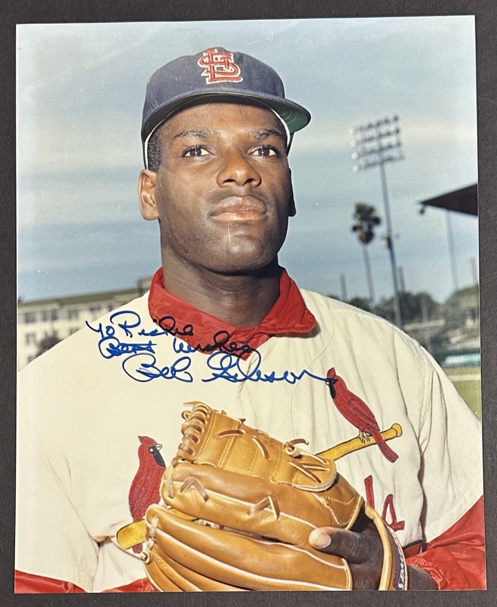 Bob Gibson MLB Original Autographed Photos for sale | eBay