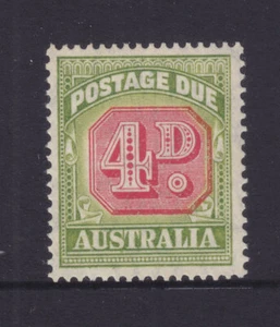 POSTAGE DUE:  4d  CARMINE & GREEN SG D123   MUH - Bild 1 von 1