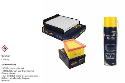 SCT Inspektionspaket MANNOL Klimareiniger für Dacia Duster Logan MCV 1.6 16V - Bild 1 von 4