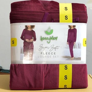 Honeydew Women’s 2 Piece Super Soft Fleece Lounge PJ Set - Picture 1 of 8