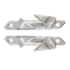2Pcs Boat Marine 4.5" Fairlead 316 Stainless Steel Deck Cleat Bow Chock Mooring - Picture 1 of 6