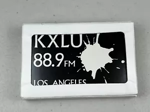 KXLU 88.9 FM Los Angeles Radio Station Playing Cards Splatter Logo! SEALED - Picture 1 of 9