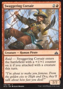 SWAGGERING CORSAIR 119/196 RIVALS OF IXALAN MTG MAGIC NM - Bild 1 von 1