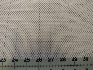#3418 Sport Mesh White Polyester Mesh Netting 52" Wide Fabric by the Yard - Picture 1 of 2