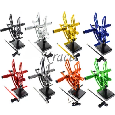 For Honda NSF100 NSR50 2004-2010 Rearset Footrest Footpegs Foot Pedal Shift CNC Foto 1 de 4