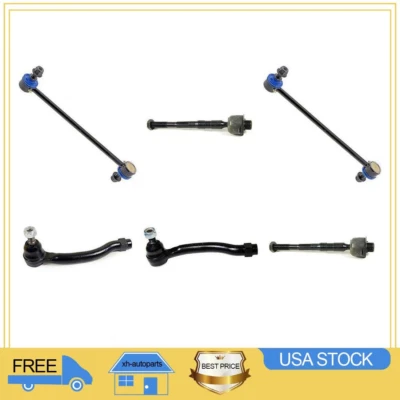 6x Front Tie Rod End Tierod Sway Bar Link For 2009 - 2013 2014 2015 Honda Pilot - Image 1 of 4