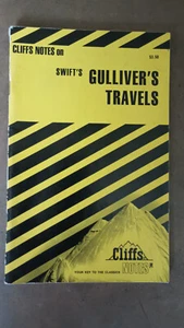 Vintage JONATHAN SWIFT GULLIVER'S TRAVELS Cliffs Notes Paperback 1969 - Picture 1 of 2
