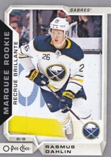 RASMUS DAHLIN 18-19 2018-19 UPPER DECK 2 OPC UPDATE SILVER RC #650 SABRES