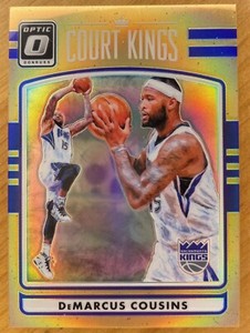 2016-17 Donruss Optic #13 DeMarcus Cousins /199 Orange Prizm Court Kings
