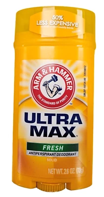 Arm & Hammer 止汗剂 ULTRA MAX - 新鲜 - 2.6 盎司 — 第 1/2 张图片