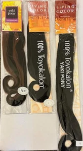 LIVING COLOR Synthetic Braiding Hair YAKI PONY - Picture 1 of 4