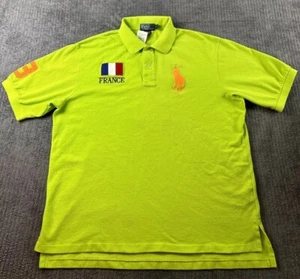 Polo Ralph Lauren Hemd Herren Extra Large Tall XLT Big Pony Chief Keef Frankreich - Bild 1 von 15