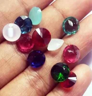 Round Shape Mixed Stone 17.05 Ct / 11 Pcs Lot Loose Gemstone With Free Gift - Image 1 of 4