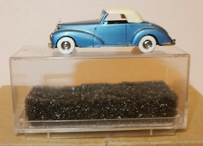 Praline Ho 1/87 Mercedes DB 300 S Cabrio Fattoria Blu Chiaro IN Metallo #4205 - Immagine 1 di 4