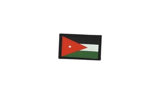 aufnäher gedruckt abzeichen Aufbügel flagge patch fahne jordanien - Bild 1 von 1