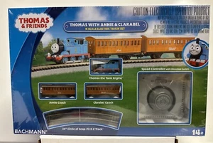 Bachmann N Scale Thomas & Friends Thomas With Annie & Clarabel Train Set #24028 - Picture 1 of 10