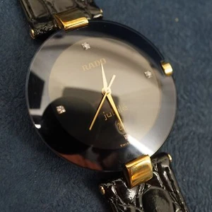 Rado Jubile Diamond Dial Quartz Watch New Battery, Keeps Time - Free Shipping US - Picture 1 of 9