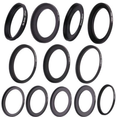 35.5-37 42-65 52-58 52-62mm Step Up Filter Ring Adapter Camera Lens Filter Parts - Image 1 of 2