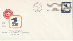 1396 July 1 1971 Postal Service FDC First Day Scarsdale New York - Picture 1 of 1