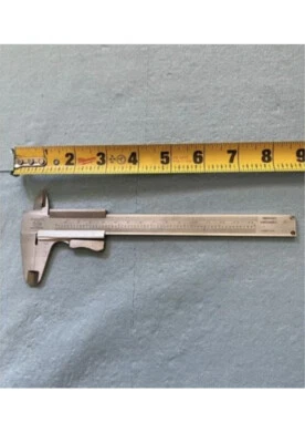 HELIOS MICROMETER 8 1/4" LONG MADE IN GERMANY MASHINIST TOOL VINTAGE RARE - Image 1 of 4