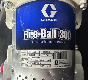 222087, GRACO, Fire-Ball 300, Universal Size Oil Pump - Picture 1 of 5