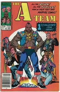 The A-Team #1 Newsstand Variant (Marvel Comics January 1984) F- raw - Picture 1 of 2