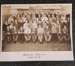 Vintage Original Foto frühe Fernsehgeschichte alle ID'd 10 x 8" - Bild 1 von 2