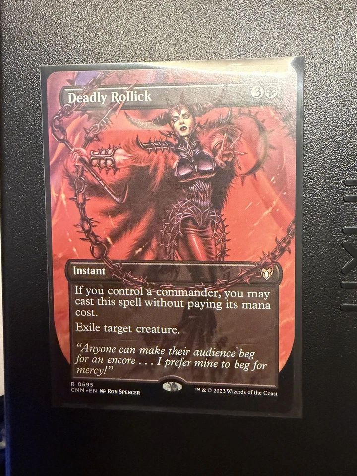 MTG Commander Masters #695 Deadly Rollick (Borderless) NM - Image 1 of 1