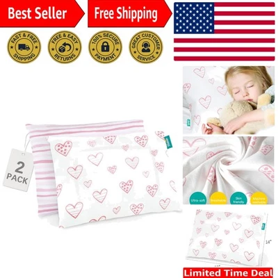 Ultra Soft Organic Cotton Toddler Pillowcase Set - Perfect for Little Dreamers - Image 1 of 4