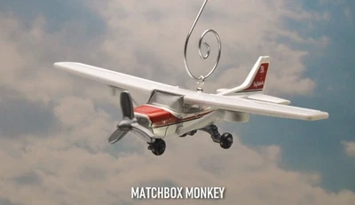 Cessna 172 Skyhawk Christmas Ornament Single Prop Airplane Aircraft Plane Mono - Image 1 of 4