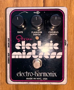 Electro-Harmonix Stereo Electric Mistress Flanger and Chorus Pedal! How Trippy! - Picture 1 of 8