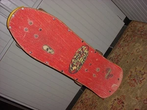 nice,used,vintage,original OLD SCHOOL Santa Cruz STREET CREEP skateboard - Picture 1 of 18