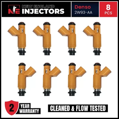 Injetores de combustível Reman Denso 2W93-AA (8) 2003-2009 Jaguar Land Rover 4.4L V8 - Imagem 1 de 4
