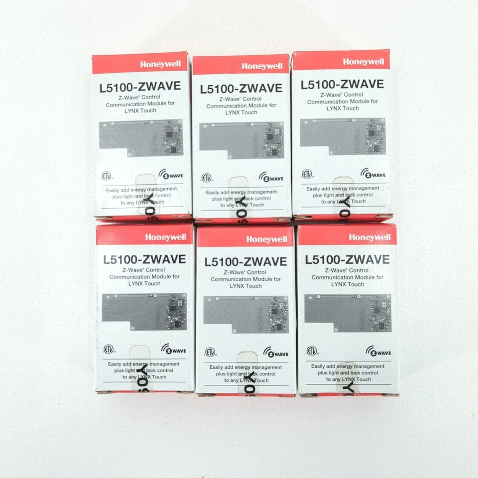 Honeywell Ademco L5100-ZWAVE LYNX Touch Control Communication Module Set 6 NEW - Image 1 of 4