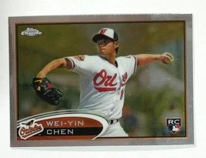 2012 Topps Chrome #188 Wei-Yin Chen Baltimore Orioles RC Baseball - Picture 1 of 2