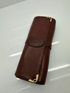 Cartier Eyeglasses  Leather Case Used Authentic Vintage - Picture 1 of 6
