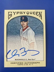 2011 Topps Gypsy Queen MLB GQA-CB Clay Buchholz AUTO Red Sox - Bild 1 von 3
