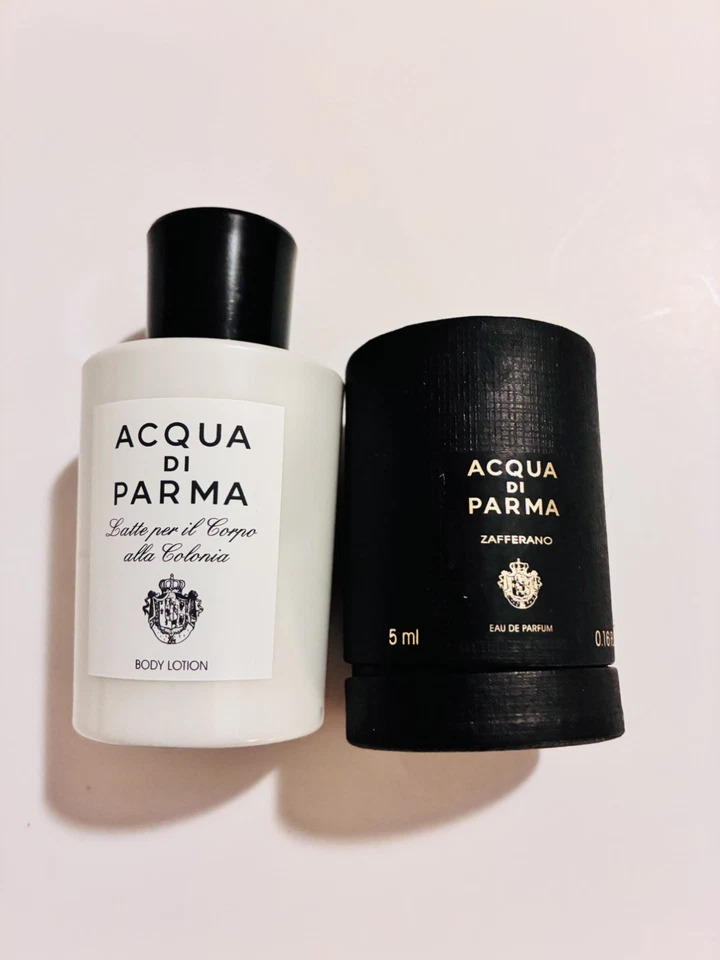 Acqua di Parma Zafferano Eau de Parfum mini & Colonia Loción .16 / 2.5 OZ NUEVO Foto 1 de 1