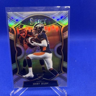 2020 Select Jerry Jeudy RC Silver Prizm Rookie Concourse #56 Broncos - Image 1 of 2