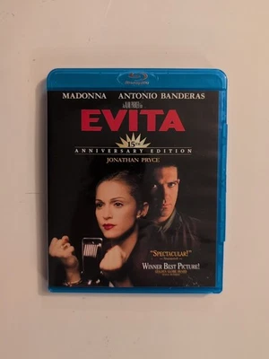 Evita (Blu-ray, 2011, 15th Anniversary Edition, 1996) Madonna, Antonio Banderas  - Image 1 of 3