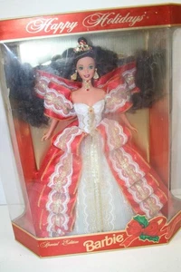 Barbie Happy Holidays 1997 - Edizione Speciale - Bruna - Mattel #17832 - NRFB - Foto 1 di 4