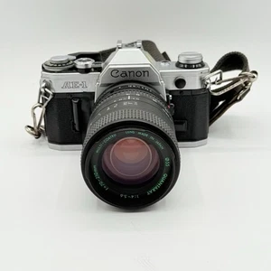 Canon AE-1 Program 35mm SLR Film.Quantaray1:4-5.6F=70-210mm Manual Focus. *Read* - Picture 1 of 15