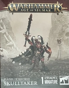 WARHAMMER AGE OF SIGMAR BLADES OF KHORNE SKULLTAKER 97-35 NEW SEALED - Picture 1 of 2
